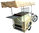 Ice Cream Cart DOLCE VITA 8 Flavors Battery in STAINLESS